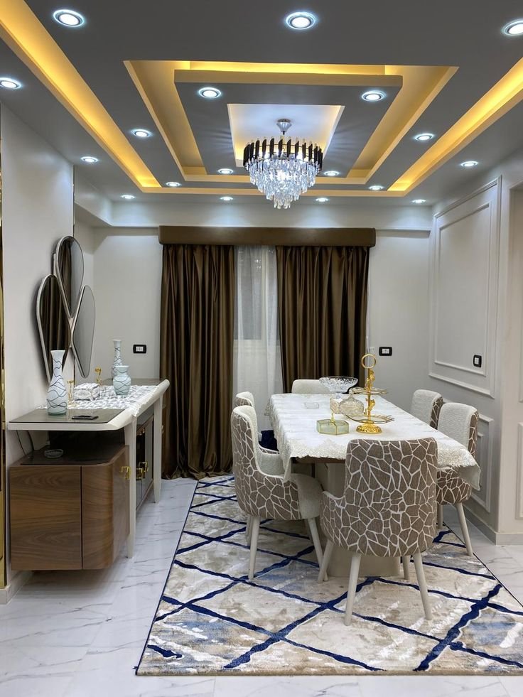 Gypsum TV wall design by Pro Home Decor in Cameroon