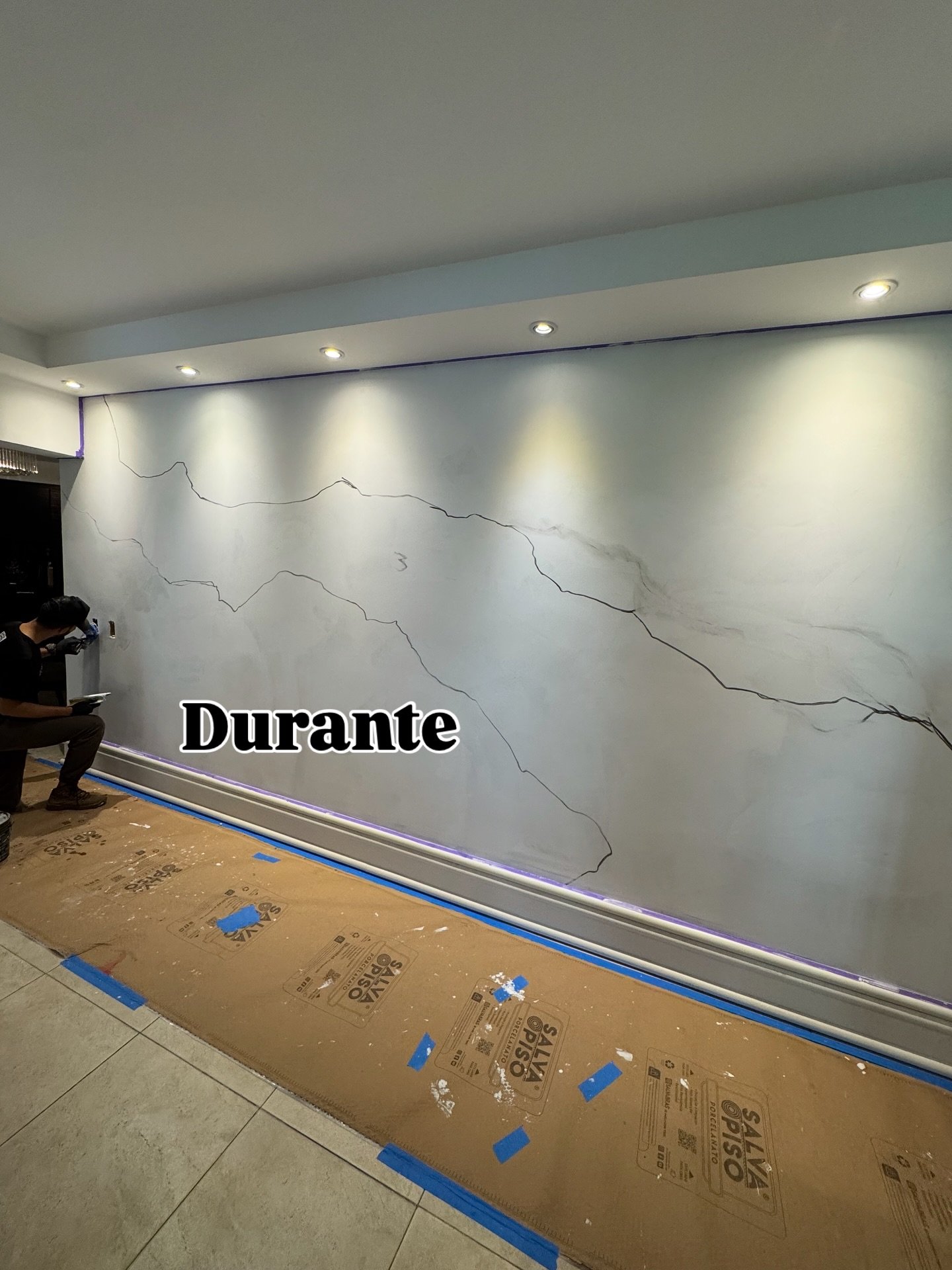 Marble wall panel design by Pro Home Decor in Cameroon